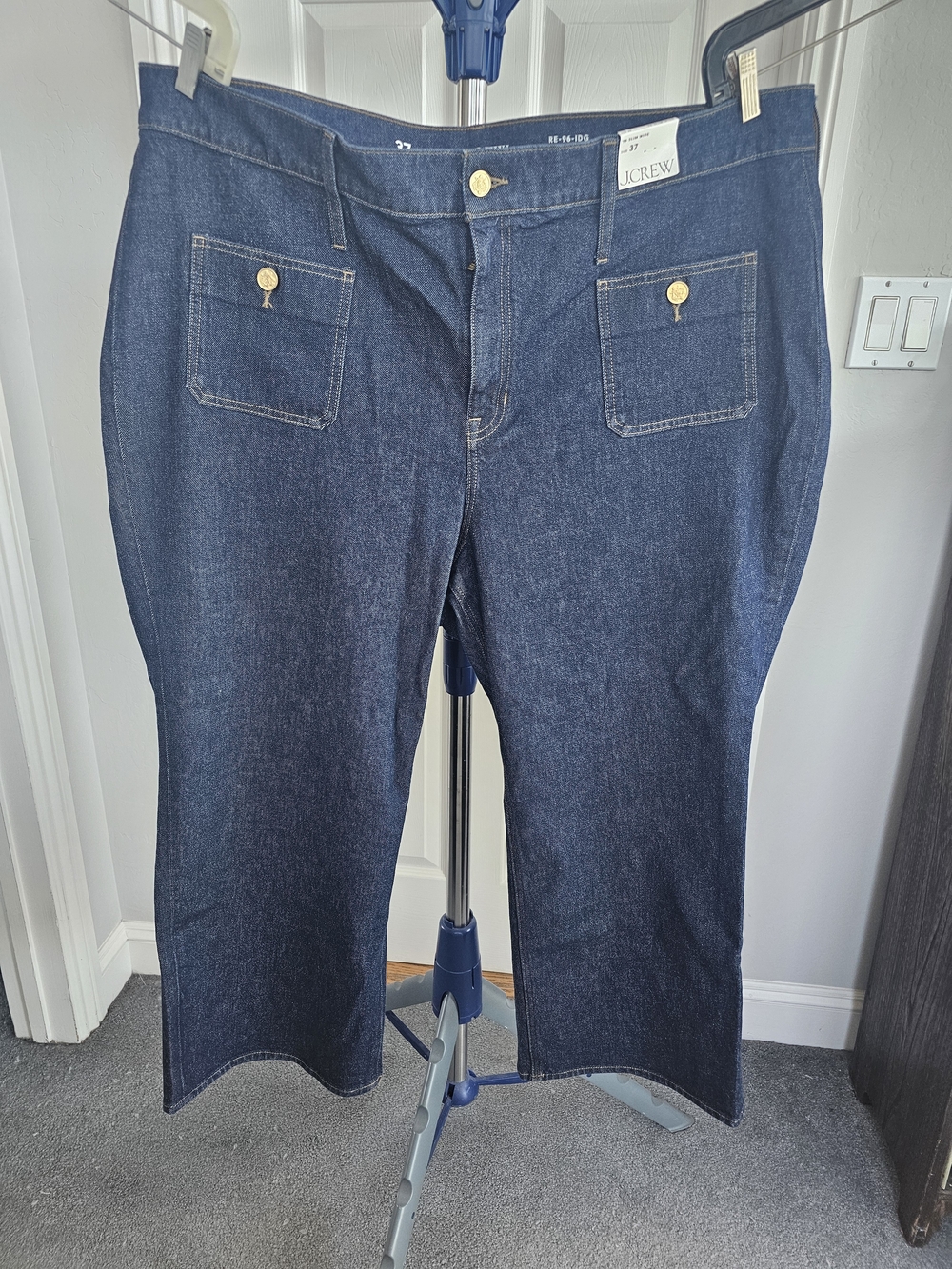 NWT J-Crew Slim Wide Leg Jeans